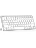 Arteck 2.4G Wireless Keyboard Ultra Slim and Compact Keyboard with Media Hotkeys for Computer Desktop PC Laptop Surface Smart TV and Windows 11/10/8/7, Silver
