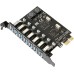 PCI-E to USB 3.0 HUB 7 Port