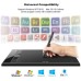UGEE M708 V3 Drawing Tablet,10x6in 3D Digital Graphics Tablet with 8192 Level Battery-free Tilt Pen,8 Hot Keys,Art Design Creation Tablet for PC with Windows 11/10/8/7,Mac OS 10.10 or above,Chromebook