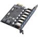 PCI-E to USB 3.0 HUB 7 Port