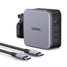 UGREEN 140W USB C Charger, MacBook Pro Charger Nexode 3-Port PD3.1 PPS GaN Fast Laptop Charger with 240W USB C Cable Compatible with MacBook Pro/Air, Dell XPS, iPad Pro, iPhone 14 Pro Max, Galaxy S23 UGREEN 140W USB C Charger, MacBook Pro Charger Nexode 3-Port PD3.1 PPS GaN Fast Laptop Charger with 240W USB C Cable Compatible with MacBook Pro/Air, Dell XPS, iPad Pro, iPhone 14 Pro Max, Galaxy S23