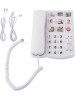 plplaaoo Home Phone with Photo Buttons, LD‑858HF Big Button Telephone, Amplified Photo Memory Corded Landline for Seniors Elderly, Big Button Phone for Seniors, Dementia, Hearing Impaired
