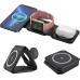 ZUJO 3 in 1 Magnetic Wireless Charger Compatible with iPhone 14/13/12, MagSafe, Samsung Galaxy, AirPods Pro, Apple Watch
