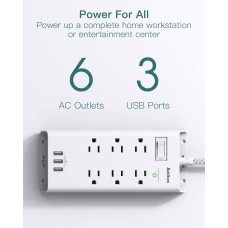 Power Strip Surge Protector, Addtam 6 Outlets and 3 USB Ports 5Ft Long Extension Cord and USB Wall Charger Surge Protector - Addtam 5 Outlet Extender with 4 USB Charging Ports (1 USB C, 4.5A Total) Power Strip Surge Protector, Addtam 6 Outlets and 3 USB Ports 5Ft Long Extension Cord and USB Wall Charger Surge Protector - Addtam 5 Outlet Extender with 4 USB Charging Ports (1 USB C, 4.5A Total)